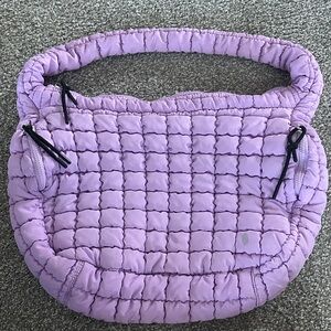 Free People Lavender Quilted Women's Bag
